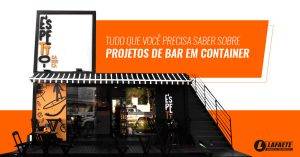 Projetos de bar em container