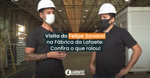 felipe savassi, arquiteto referência em construção modular, visitou a fábrica da Lafaete em São Paulo